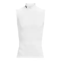 UNDER ARMOUR - Primera Capa Superior Hombre Heatgear Mock Blanco