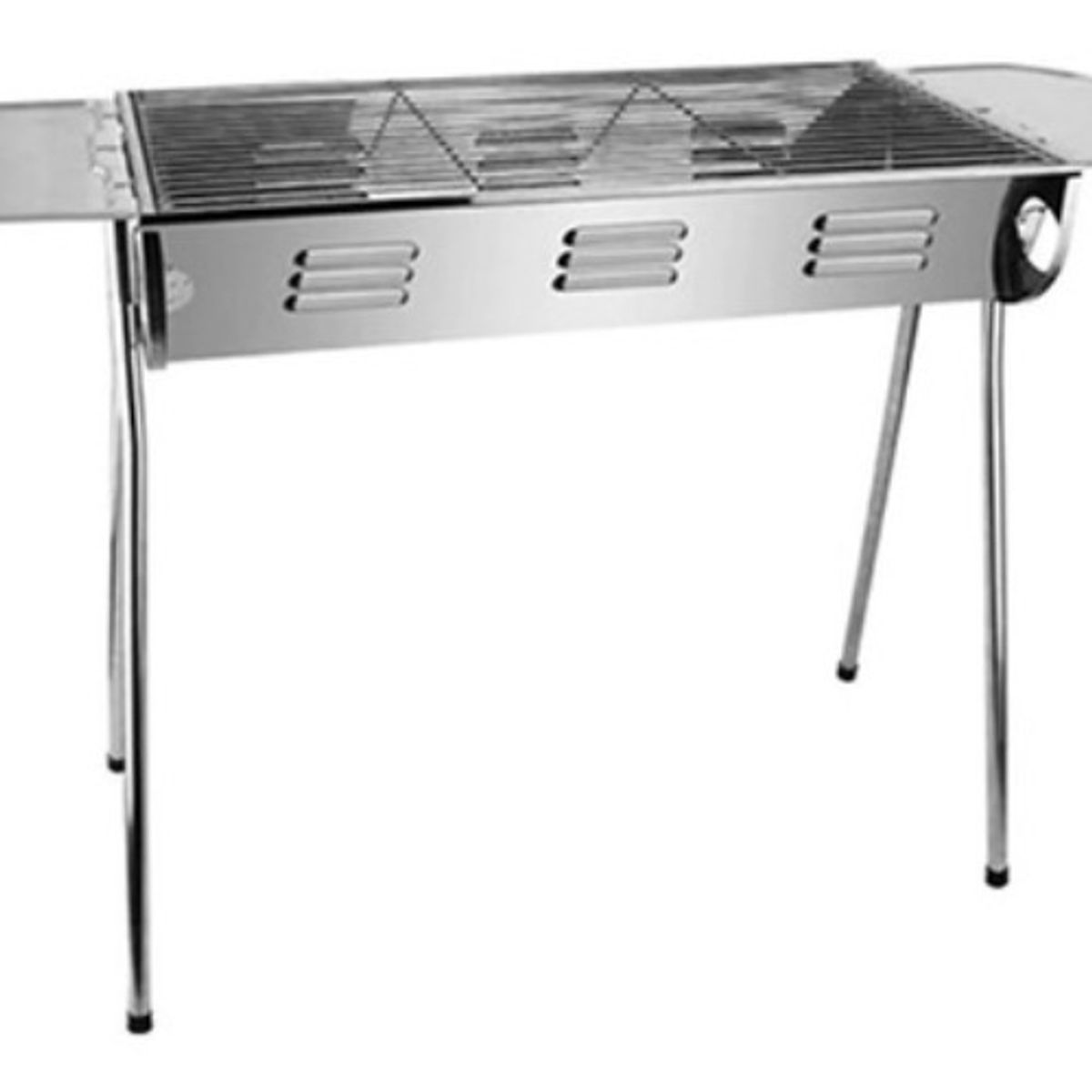 GENERICO - Estufa Parrilla Parrillera Plegable Barbacoa Asado Portatil Plata - 262232