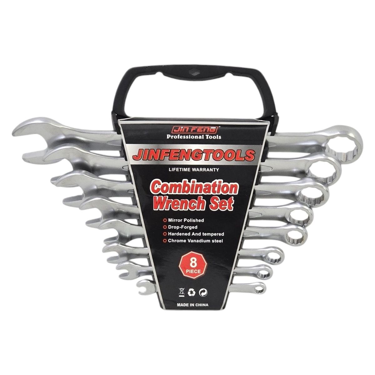 GENERICO - Set Juego De 8 Llaves Combinadas Corona 6 a 22mm