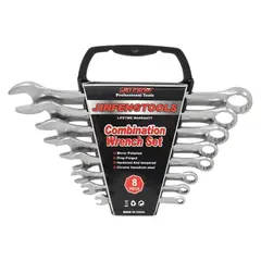GENERICO - Set Juego De 8 Llaves Combinadas Corona 6 a 22mm