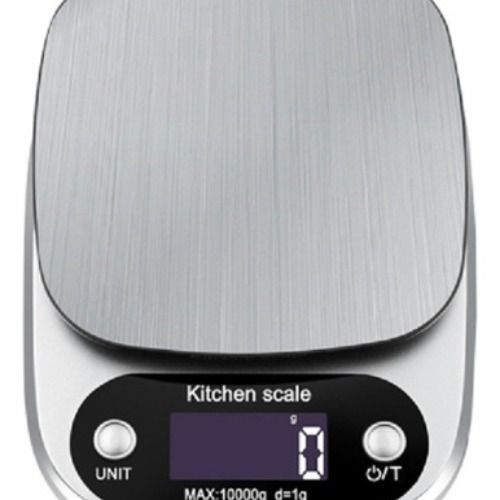 GENERICO Balanza Pesa Digital 10kg Cocina Gramera Profesional Plata - 227028 10 Kg