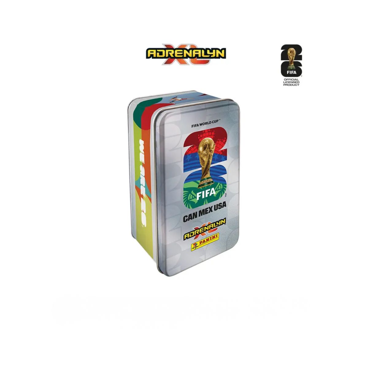 PANINI - Caja Metálica Gris - Fifa World Cup 2026 Adrenalyn XL