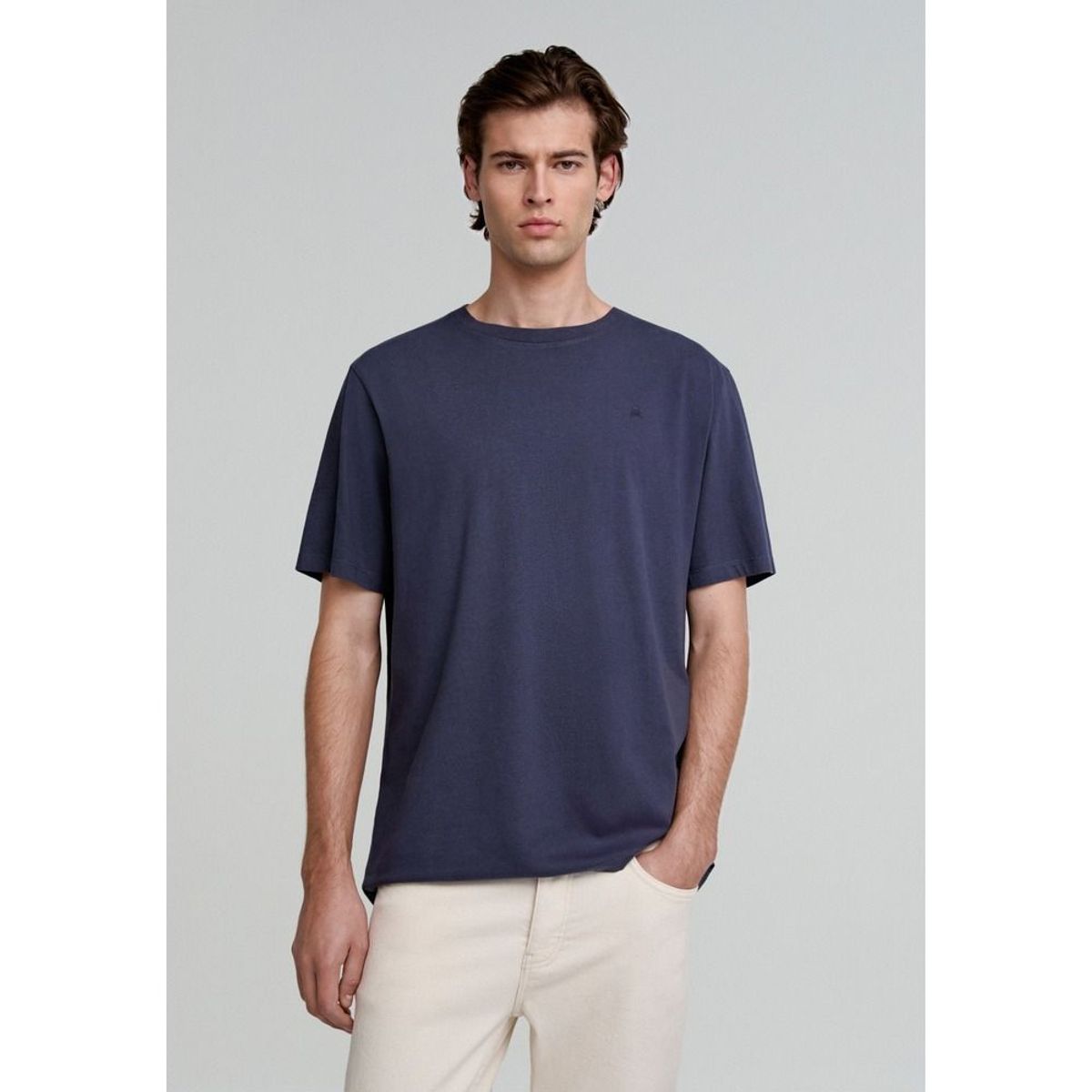 SCALPERS - Polera Básica Calavera Relaxed Fit