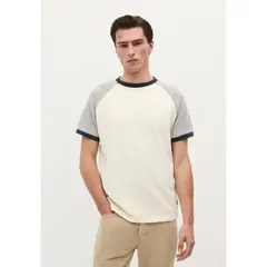 SCALPERS - POLERA CONTRASTE RIB