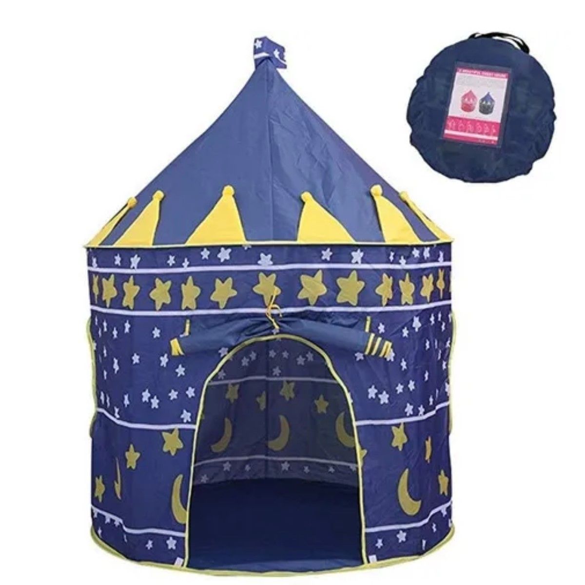 GENERICO - Casa de Campaña Jaspnwell Castillo Azul Interior Exterior Plegable Niño BELUG