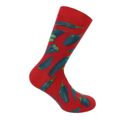 MONARCH - Calcetin Bamboo Diseño Aji Largo Americano