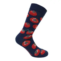 MONARCH - Calcetin Bamboo Tomate Largo Americano