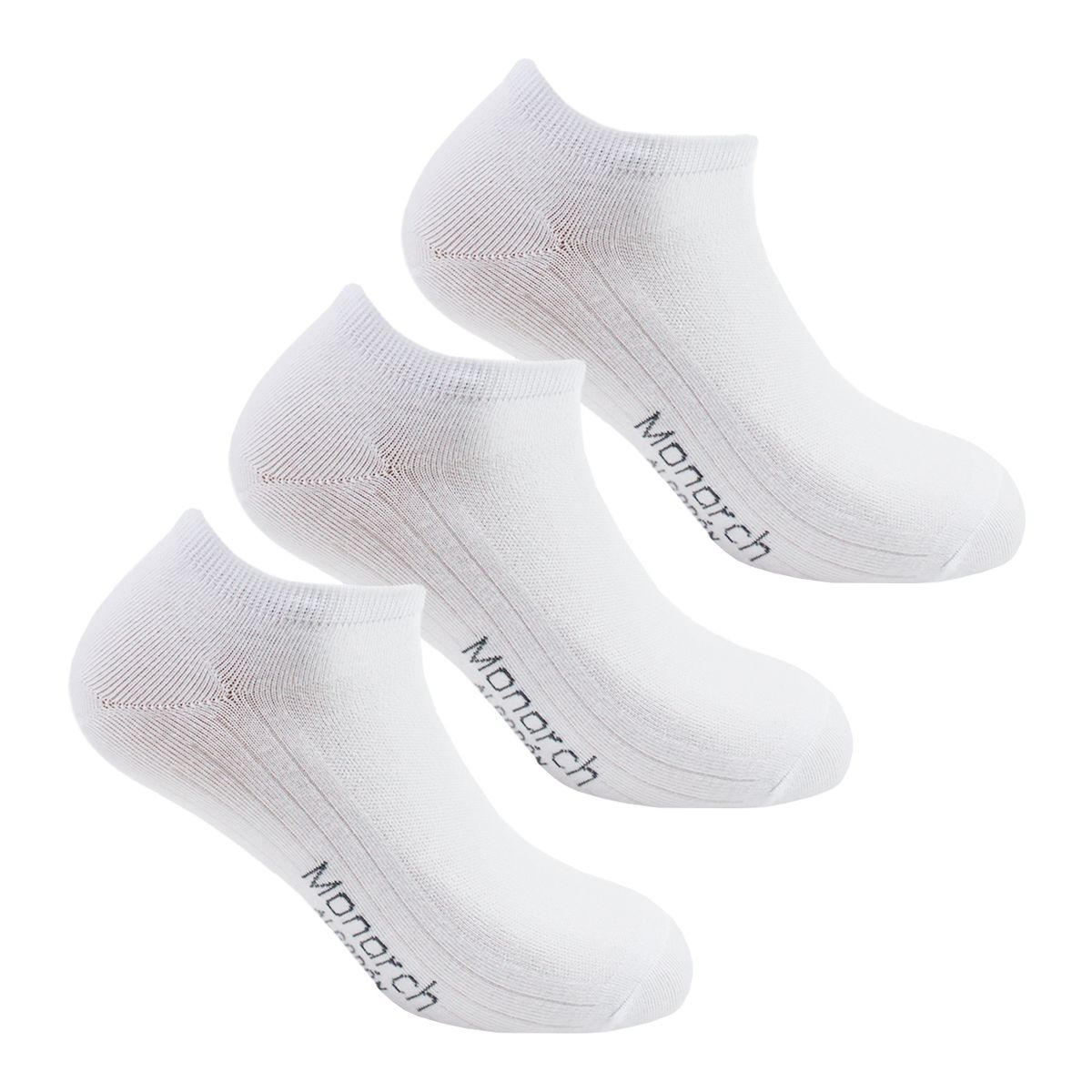 MONARCH - 3 Pares Calcetín Largo 04 Algodón Monarch