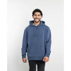 POLEMIC - Poleron tipo canguro sin cierre Invierno Azul