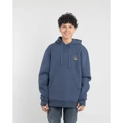 POLEMIC - Poleron tipo canguro sin cierre Invierno Azul niño