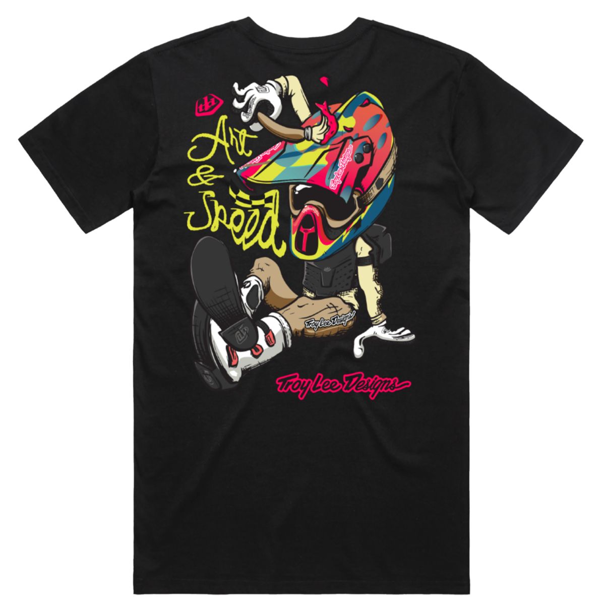 TROY LEE DESIGNS - POLERA MANGA CORTA TROY LEE DESIGNS HERITAGE BLACK