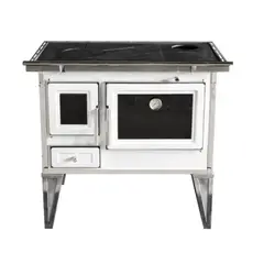 GENERICO - Cocina a Leña Calbuco L70 72x56cm+Kit de Instalación Alcazar