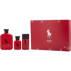 RALPH LAUREN - Polo Red Eau de Toilette Gift Set - 3pcs