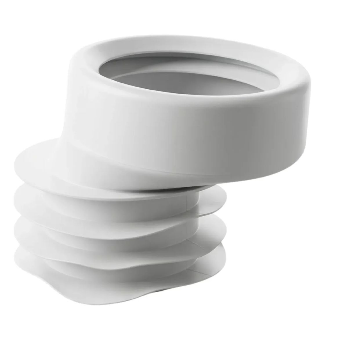 HOFFENS - Manguito Flexible Wc 110mm Excentrico Desplazado Vertical