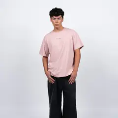 NIXON - Polera Men Tiny Logo Pink