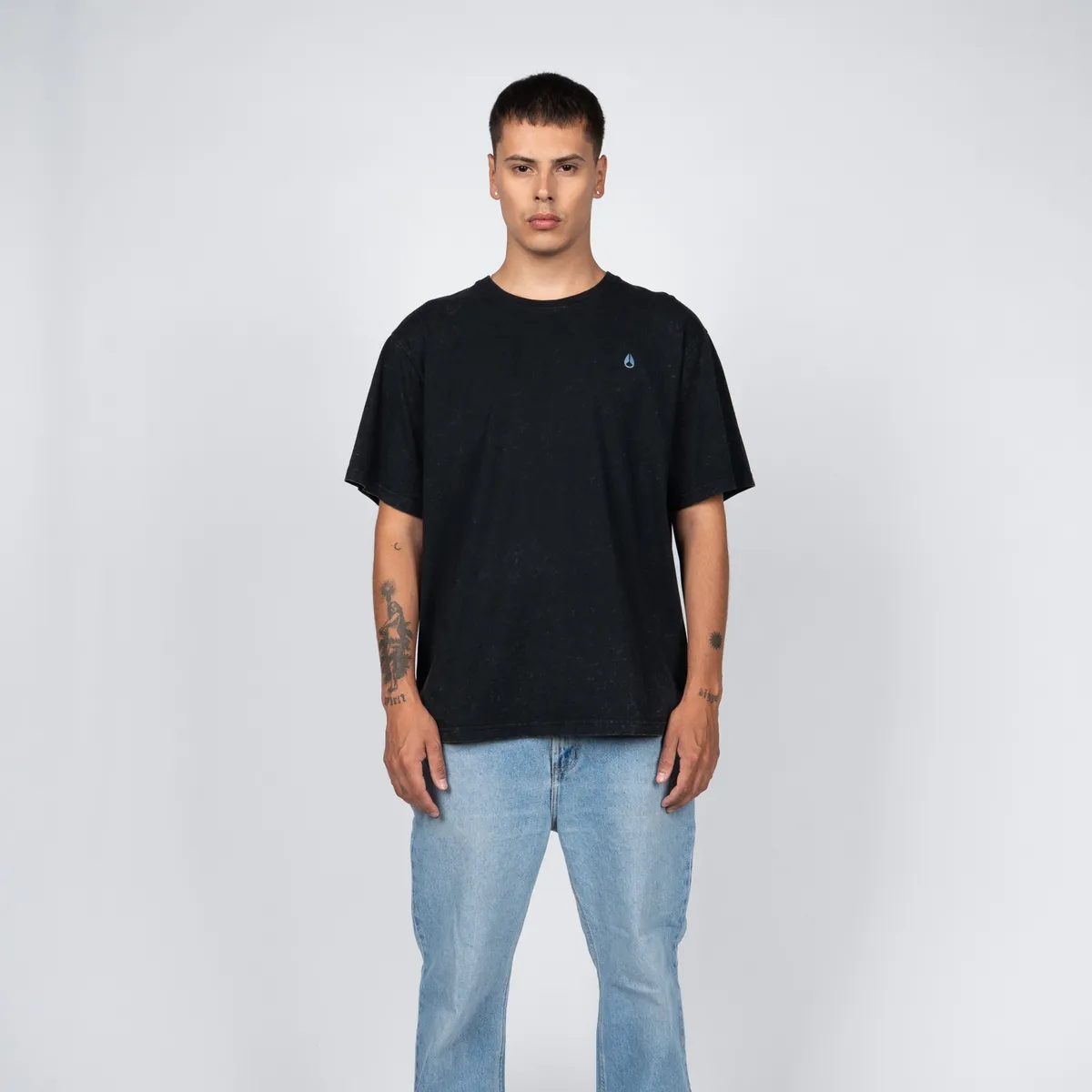 NIXON - Polera Nixon Men Blue Snake Black