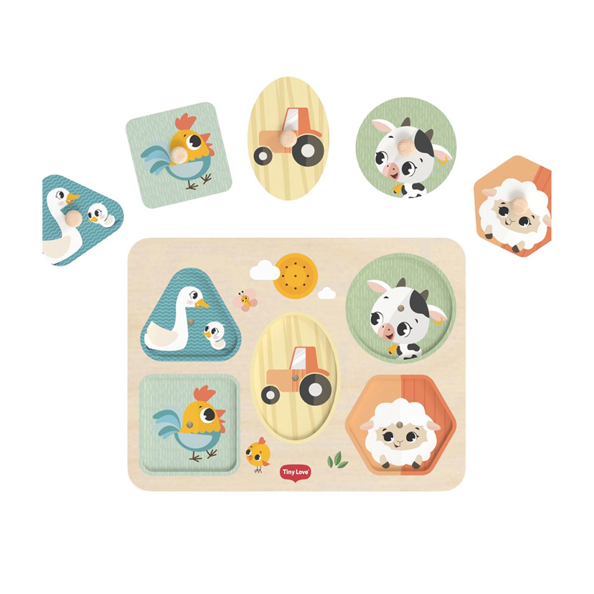 TINY LOVE - Mi Primer Puzzle Farmers Fun Day Tiny Love