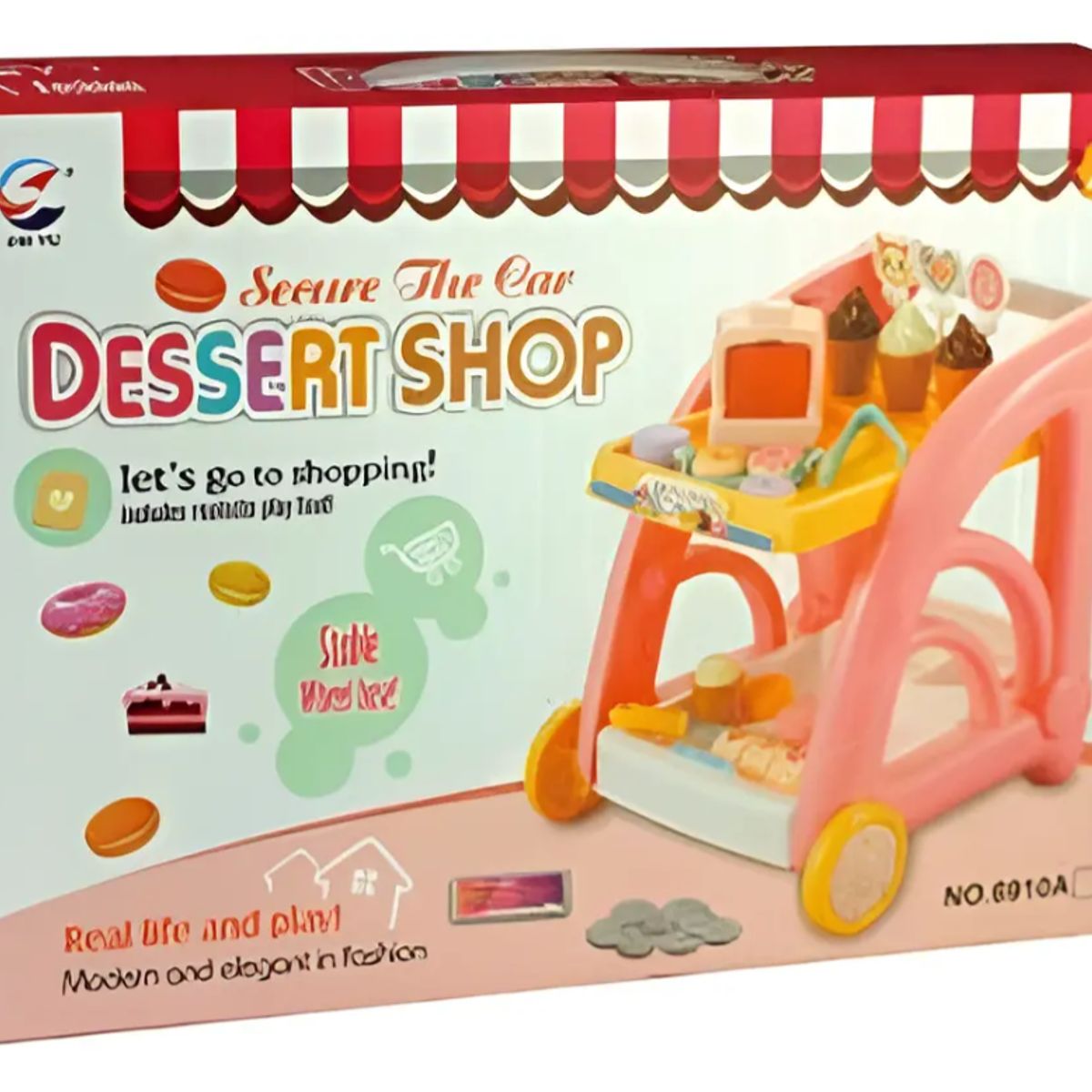 GENERICO - Juguete Cocina Carrito De Helados Rosa