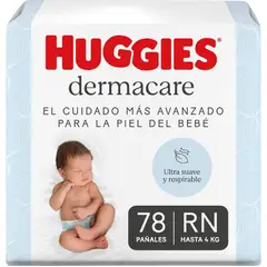 HUGGIES - PANAL DERMACARE RN X78