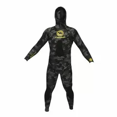 CABOSUB - Traje de Apnea y buceo Camuflado 7mm - Negro - XXXL