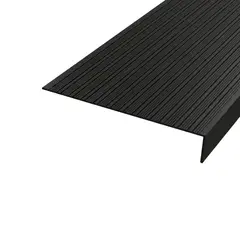 GENERICO - Grada para Escalera Neo PVC 300X50mm Negro 120cm