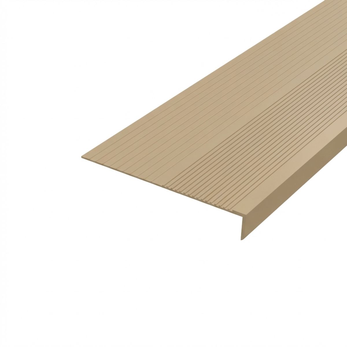 GENERICO - Grada para Escalera Buffalo PVC 300X50mm Beige 120cm