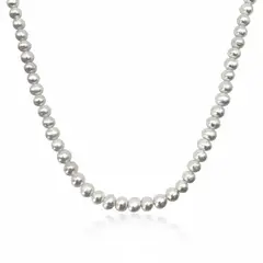 SAINT VENIK - Cadena Shell Pearls 52cm Elegancia Luminosidad