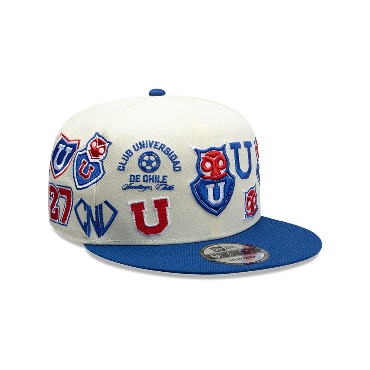 NEW ERA - Gorra New Era 9Fifty U. De Chile Futbol Azul Blanco-60855612