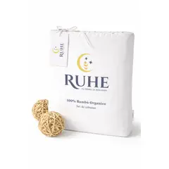 RUHE TU TIEMPO DE DESCANSO - Juego de sábanas de Bambú orgánico 1.5 plazas Ruhe