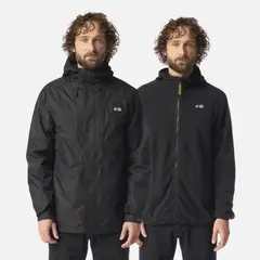 HAKA HONU - Chaqueta Hombre Corteza Negro
