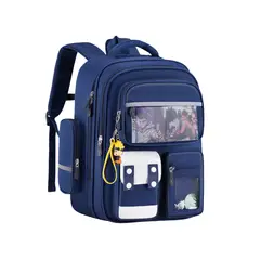 TIOZONEY - Mochila Escolar Llavero Naruto Infantil Niños