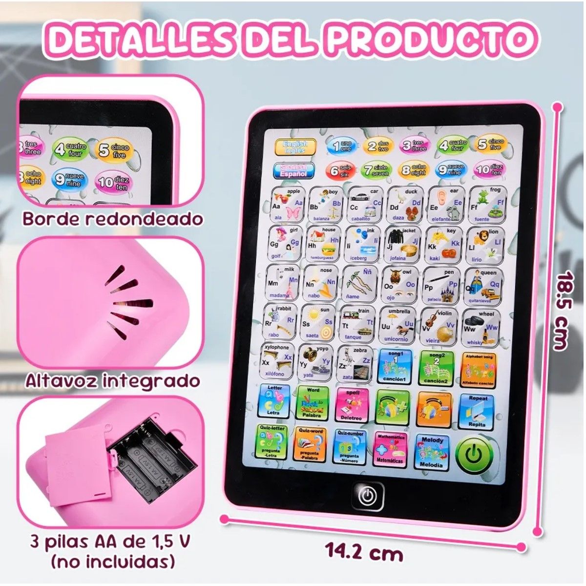 GENERICO - Pizarra Magica Lcd Tipo Tablet Para Niños Regalos BELUG