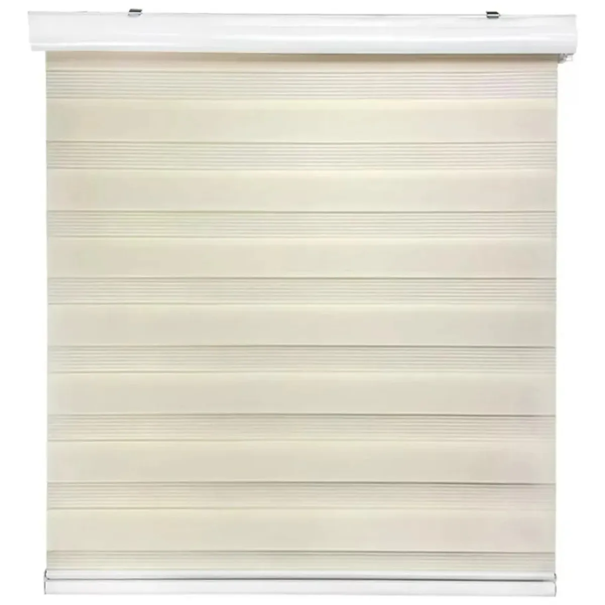 GENERICO - Cortina Roller Dúo Persianas Día Y Noche 90x200cm Beige Amarillento