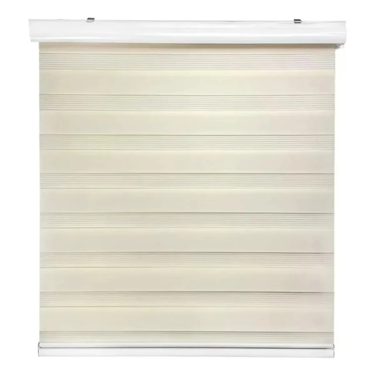 GENERICO - Cortina Roller Dúo Persianas Día Y Noche 90x200cm Beige Amarillento
