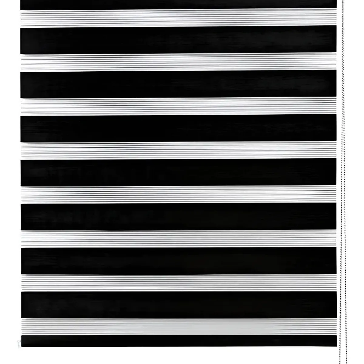 GENERICO - Cortina Roller Dúo Persianas Día Y Noche 100x200cm Negro