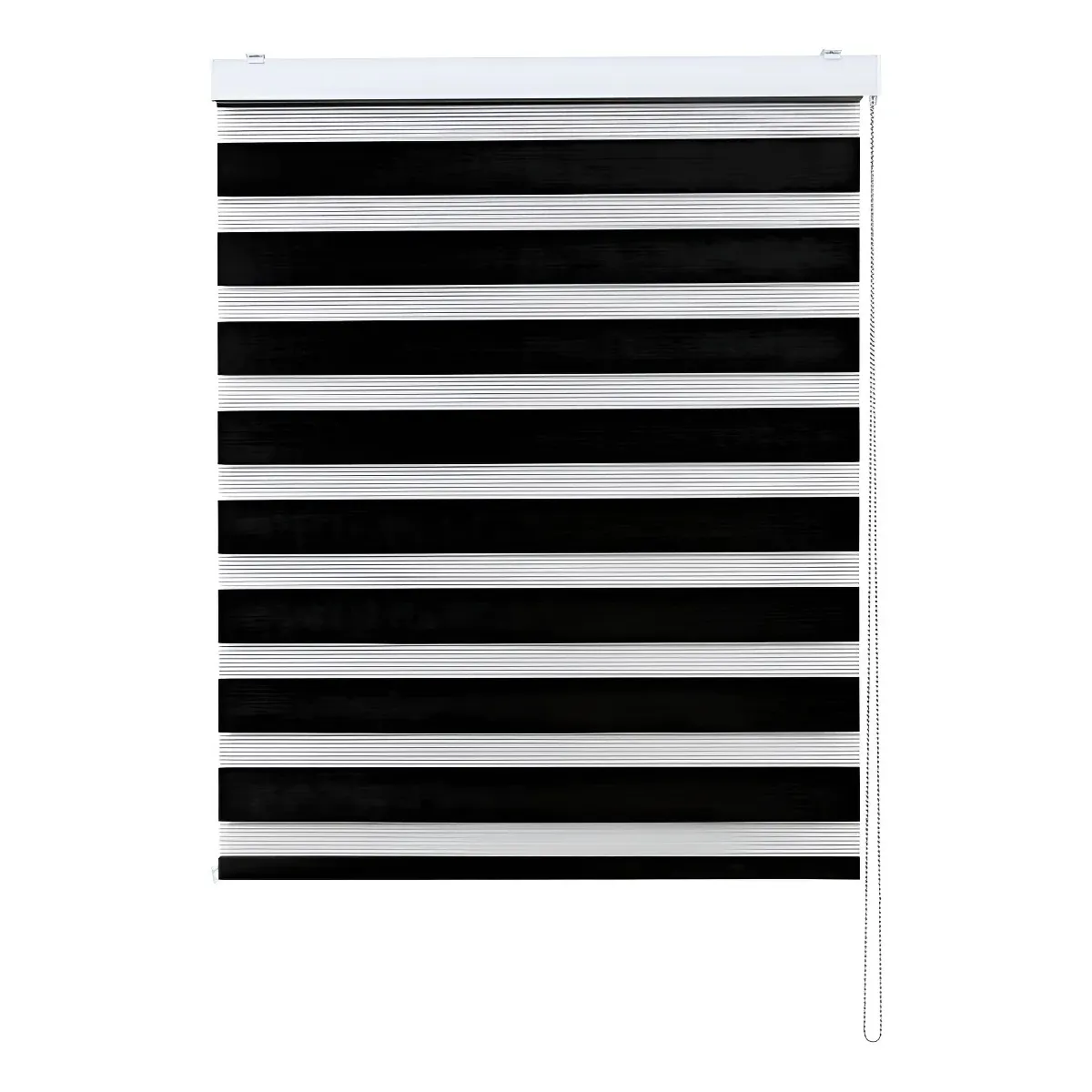 GENERICO - Cortina Roller Dúo Persianas Día Y Noche 100x200cm Negro