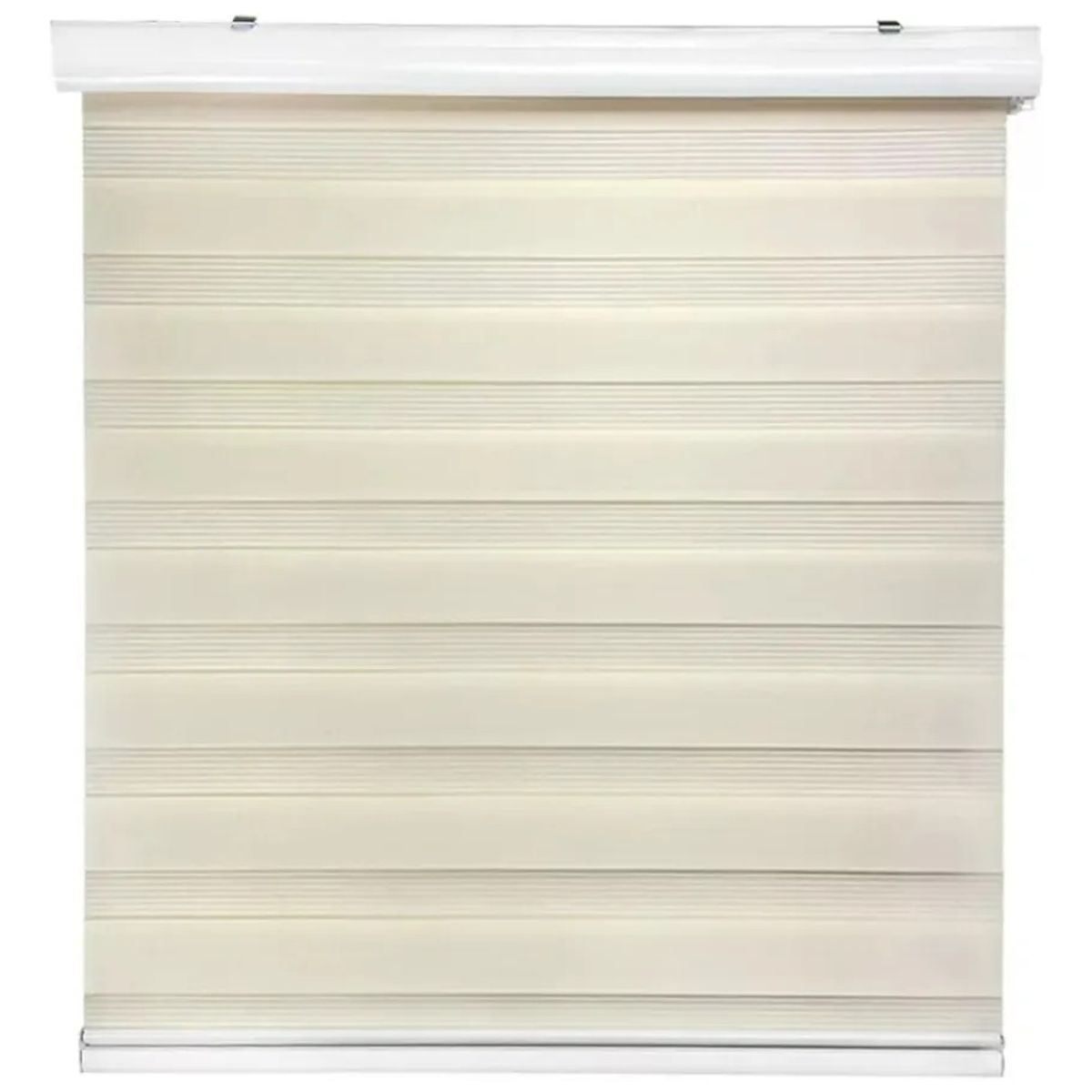 GENERICO - Cortina Roller Dúo Persianas Día Y Noche 100x200cm Beige Amarillento