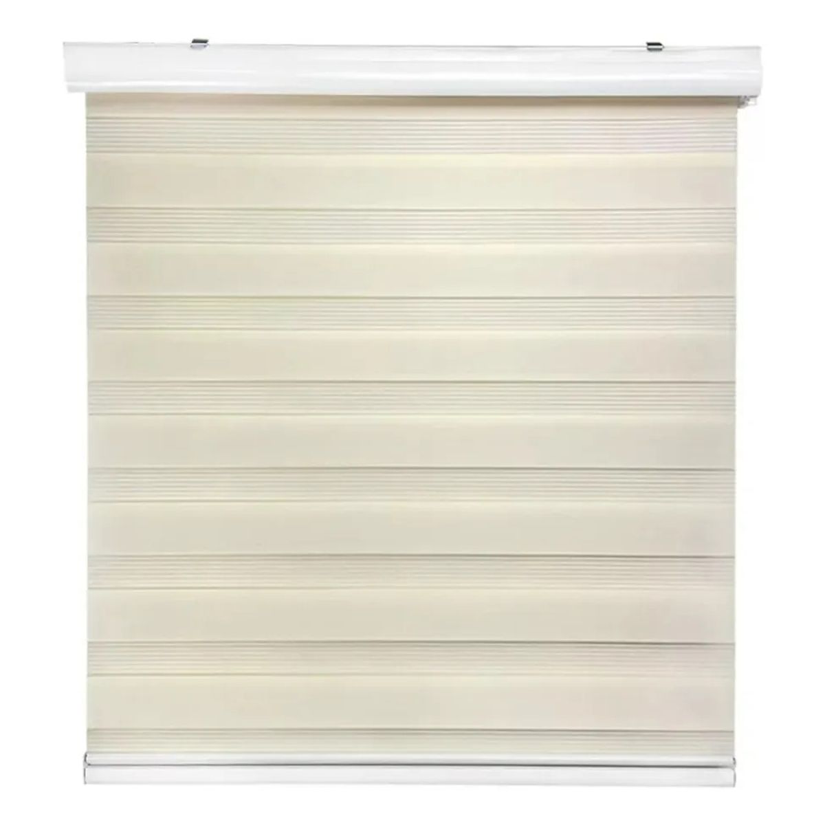 GENERICO - Cortina Roller Dúo Persianas Día Y Noche 120x200cm Beige Amarillento