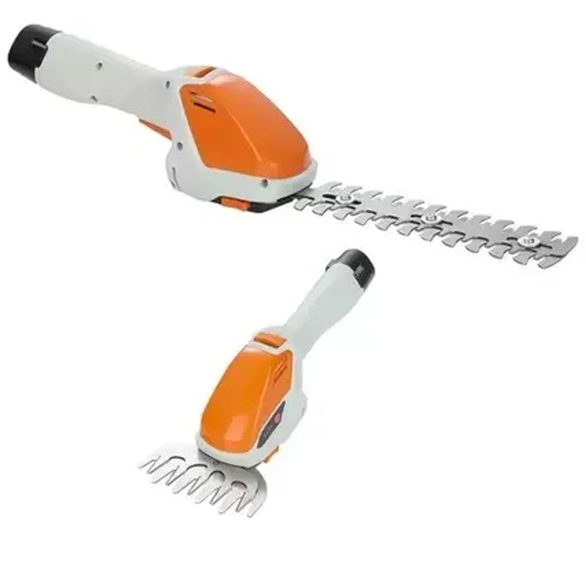 GENERICO - Corta Setos Podador Césped Arbustos Inalámbrico 2en1 Sl-0121 Naranja