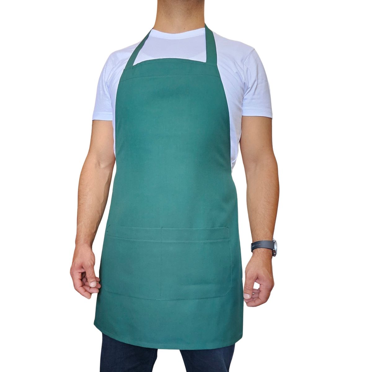90 GRADOS - Pechera de Alta Calidad Multiuso - Cocina - Chef - Color Verde