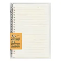 LINGO - Libreta Anillada A5 Sistema Refill Colores 60 Hojas