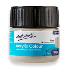 MONT MARTE - Pintura Acrílica 100ml Gris
