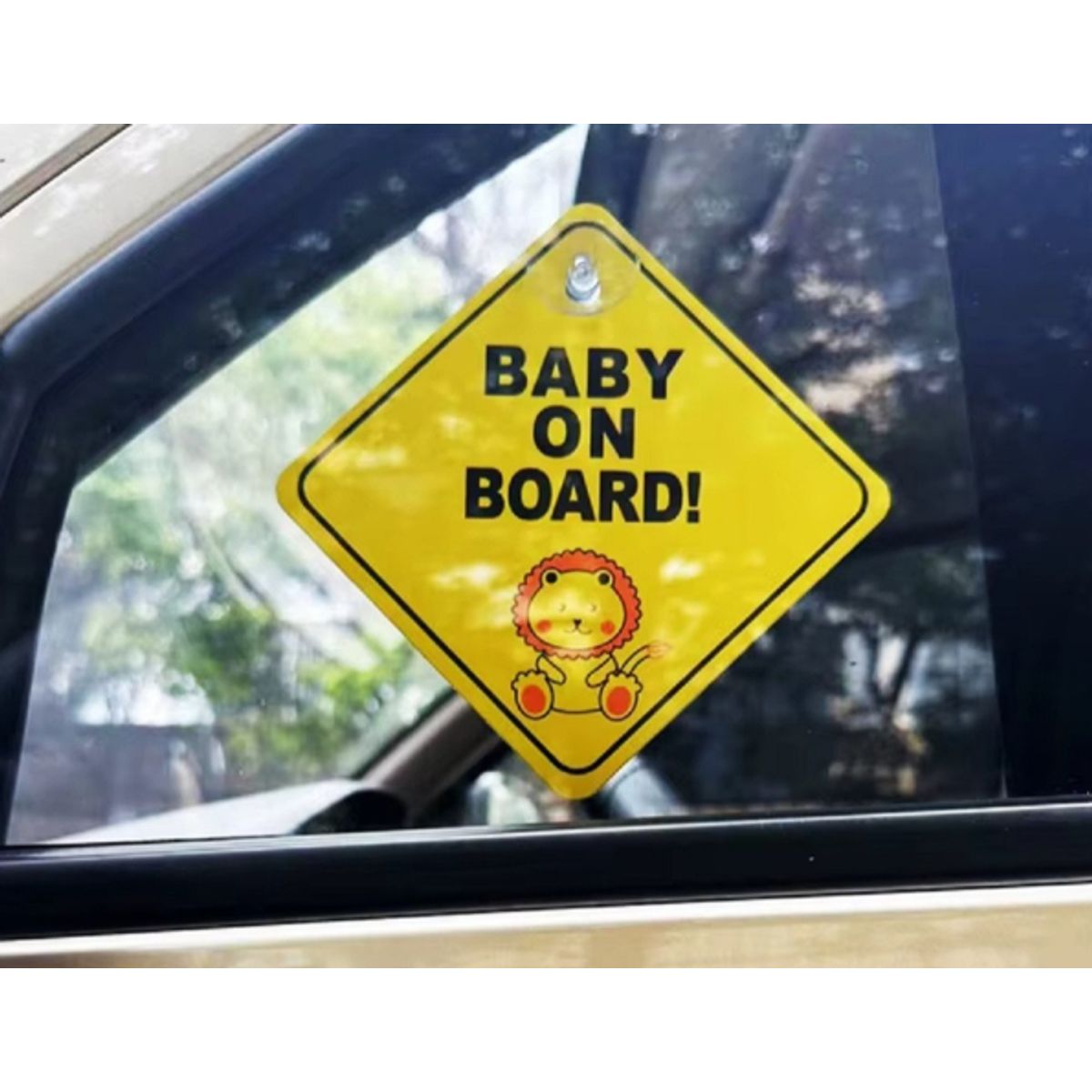 GENERICO - PEGATINA SEGURIDAD AUTO BEBE