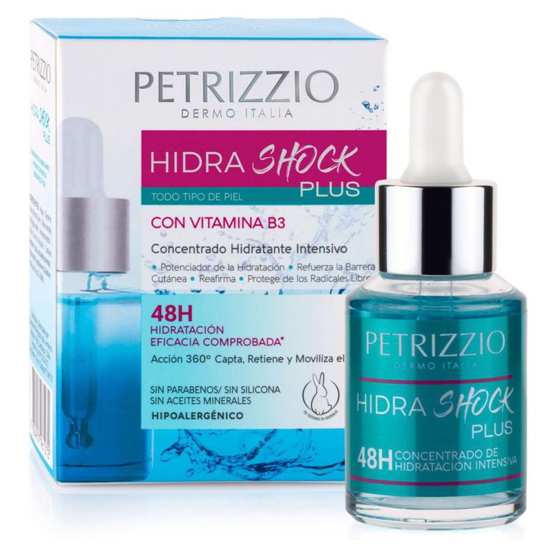 PETRIZZIO - Concentrado en Gotas 48H Duracion Hidrashock Plus 28 Ml Petrizzio