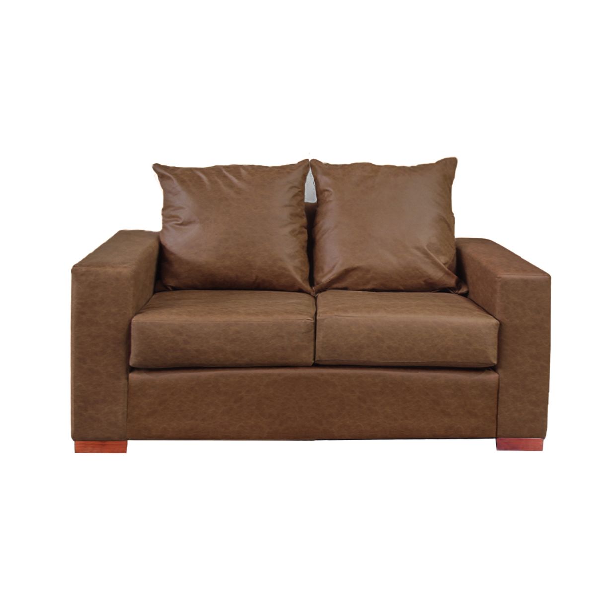DKORA - SOFA 2 CUERPOS BASTIAN CAFE OSCURO