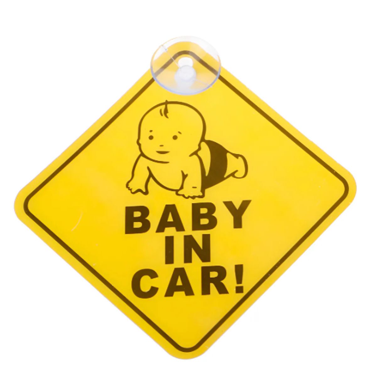 GENERICO - PEGATINA SEGURIDAD AUTO BEBE IN CAR 2