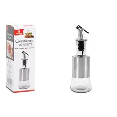 GENERICO - Botella Aceitera Vidrio 18Cm Dosificador Antigoteo Cocina