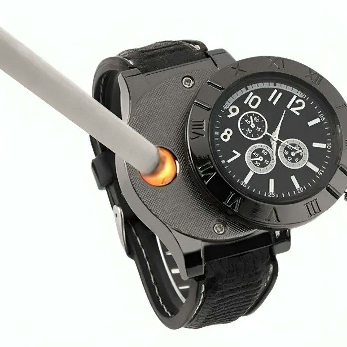 GENERICO - Reloj Hombre Pulsera Con Encendedor Recargable