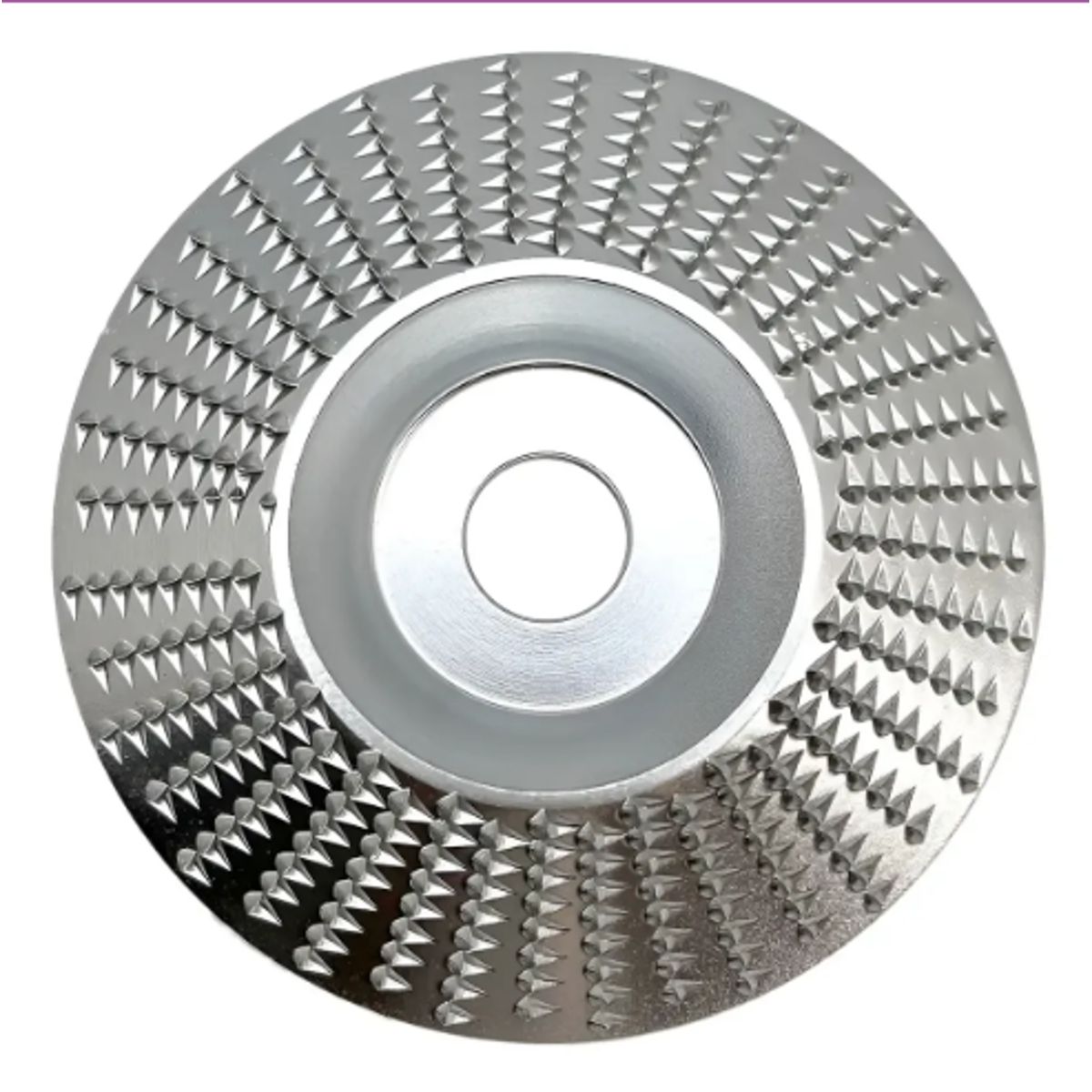 GENERICO - Disco Desgaste Plano Amoladora Lijado Para Madera 125mm Plateado