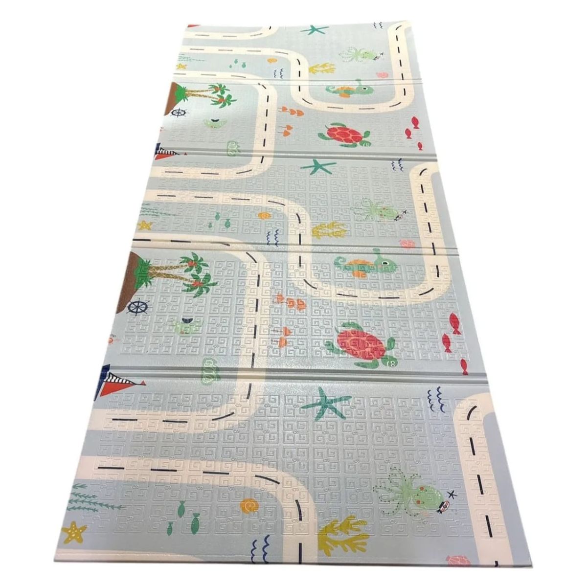 GENERICO - Alfombra Antigolpes Bebe Plegable Reversible medida de 150x180x1cm modelos variados